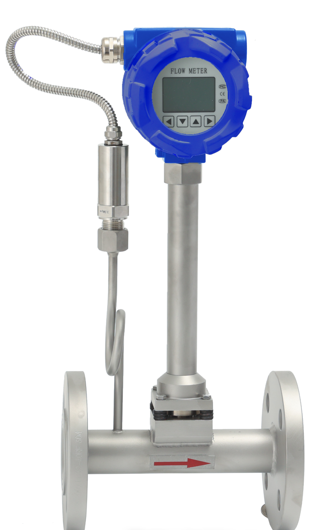 Последние дела компании о Несоответствие между диаметром трубопровода процесса и фактической скоростью потока вихревых расходомеров