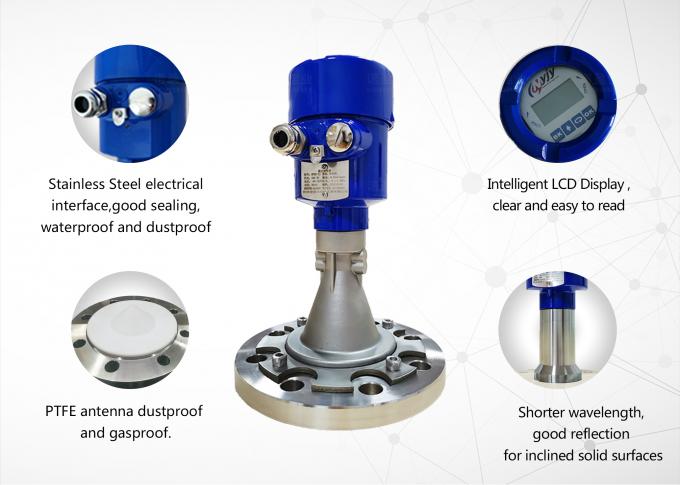 Промышленный высокоточный 26 ГГц радарный измеритель уровня 4...20 мА датчик уровня жидкости 1