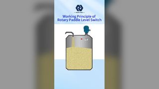 Поворотный лопастной переключатель уровня. Надежное обнаружение материалов.